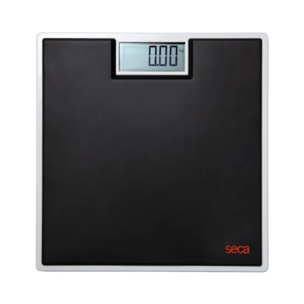 BASCULA DIGITAL DE PISO CLARA NEGRO 150 KG DIV100G MOD 803