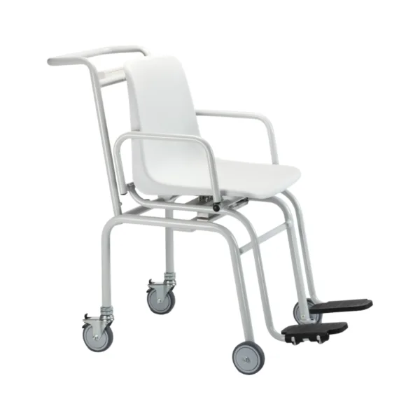 BASCULA DIGITAL SILLA CON RUEDAS PIERNERA DE PLASTICO 200KG DIV 100G TARA AUTO-HOLD