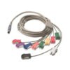 CABLE DE PACIENTE 10 PUNTAS TIPO CLIP PARA ECG EN STRESS