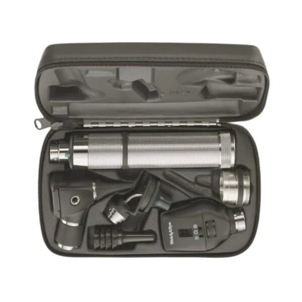 EQUIPO DIAGNOSTICO RECARGABLE HALOGENO 3.5v OFTALMO COAXIAL OTOSCOPIO 20000 RINOSCOPIO