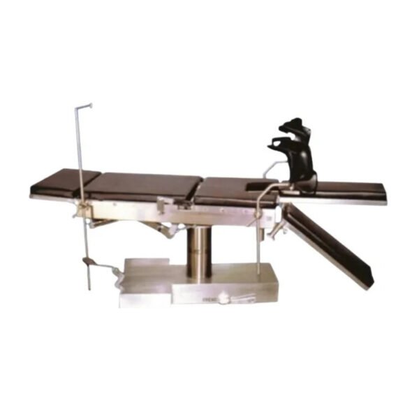 MESA PARA OBSTETRICIA CON CONTROLES POR MEDIO DE MANIVEL