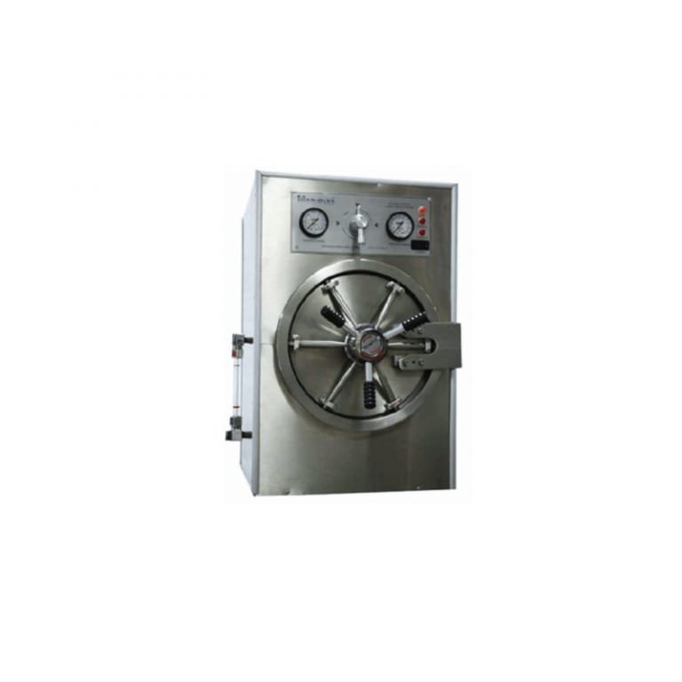 AUTOCLAVE HORIZONTAL CILINDRICA DOBLE CÁMARA MANUAL DENTAL  MONOFÁSICA  25 X 35 DIÁMETRO X FONDO