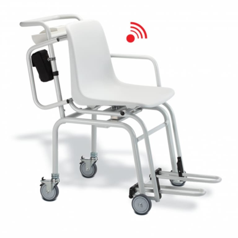 BASCULA DIGITAL SILLA 360 CON RUEDAS PIERNERAS 300KG DIV 50G Y 100G TARA AUTO-HOLD