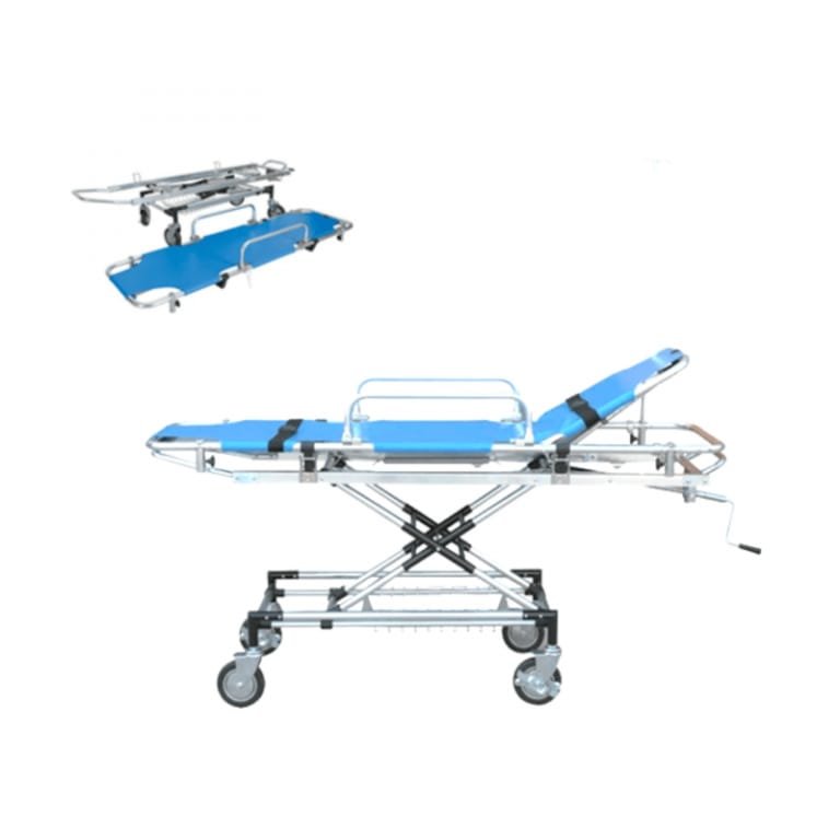 CAMILLA DE EMERGENCIA DESMONTABLE CON RESPALDO AJUSTABLE