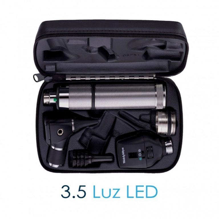 EQUIPO DE DIAGNÓSTICO RECARGABLE LED 3.5V PARA OJOS, OÍDOS Y GARGANTA