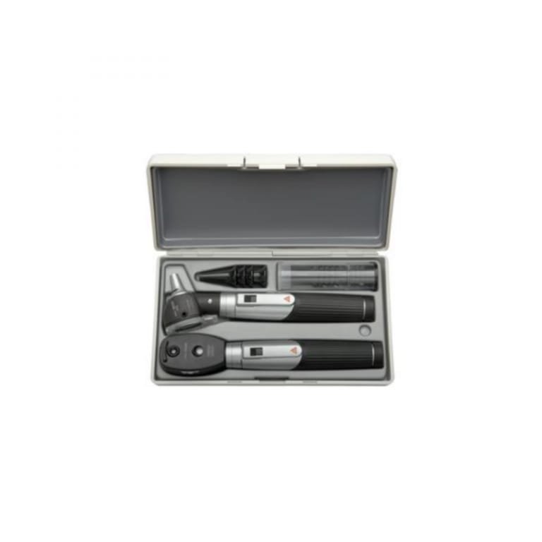 ESTUCHE DIAGNOSTICO HEINE MINI 3000 2 MANGOS EST.DURO COLOR NEGRO