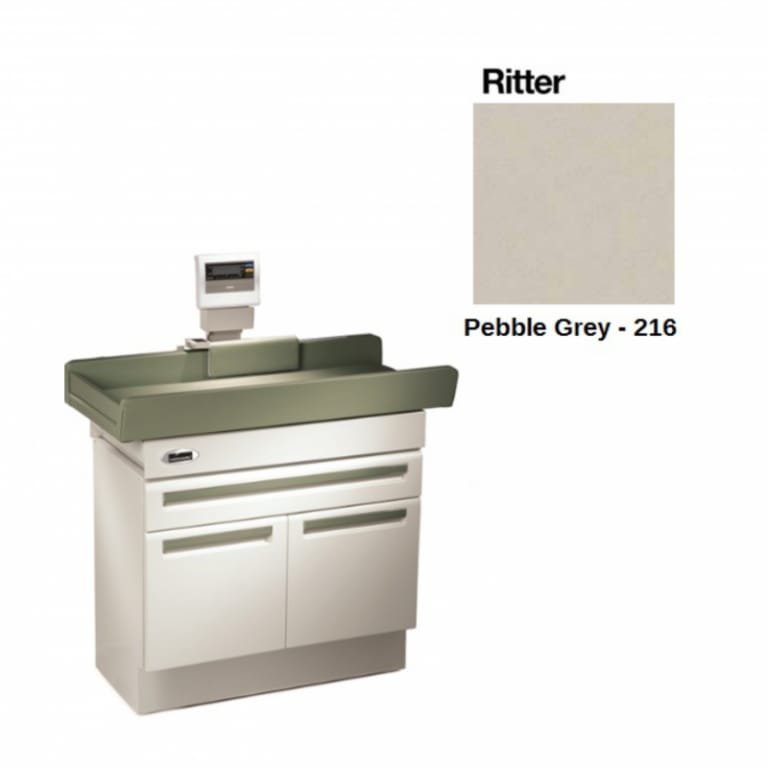 MESA PEDIÁTRICA MIDMARK CON BASCULA PEBBLE GREY