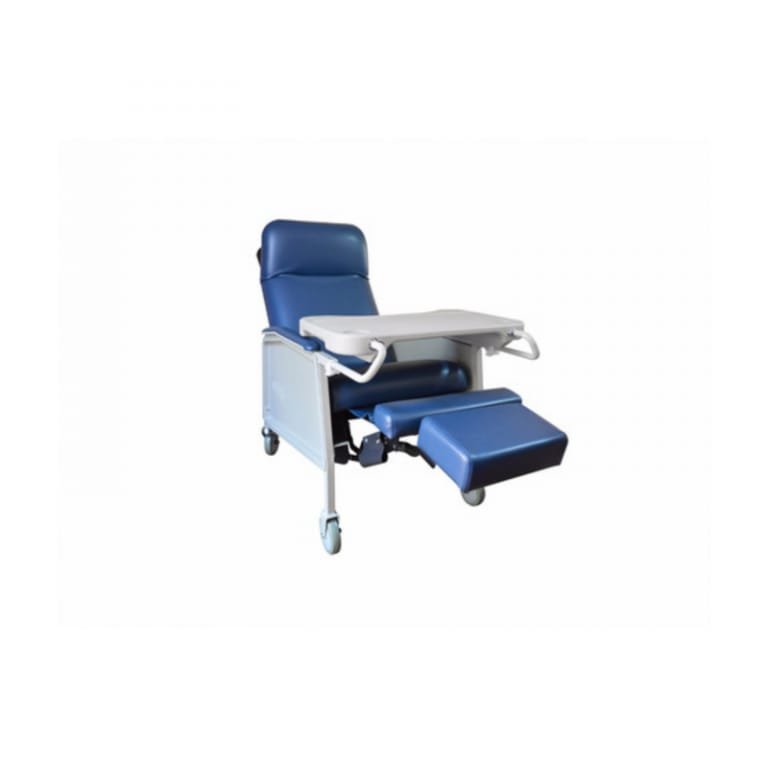 RECLINABLE D574-BR P/HEMO AZU 1CH 3POS