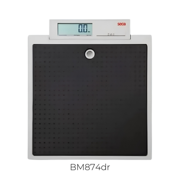 BASCULA DIGITAL DE PISO CAPACIDAD 200 KG MADRE BEBE BM874DR SECA