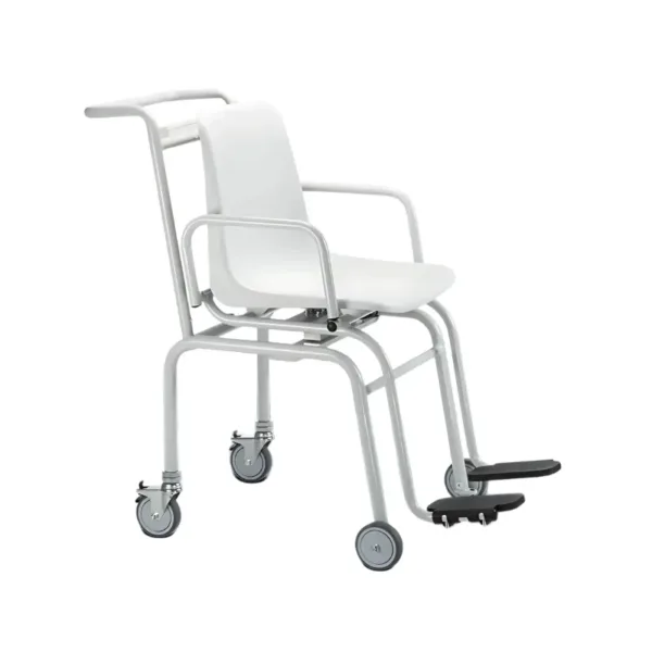 Báscula Digital Silla Con Ruedas Pierneras Plástico 200Kg Div 100g Tara Auto Hold BM752