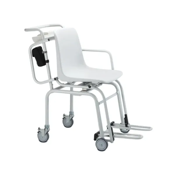 Báscula Digital Silla 360 Con Ruedas Pierneras 300Kg Div 50g/ 100g Tara Auto Hold BM954