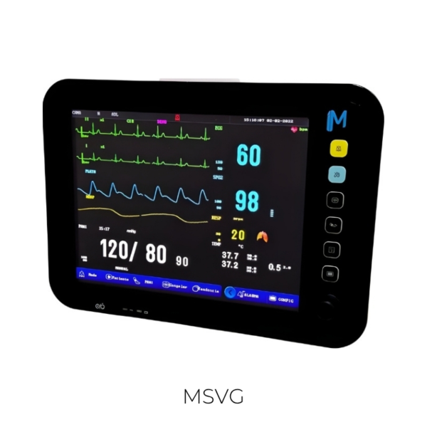 Monitor De Signos Vitales Multiparámetro 12″ Inmed MSVG