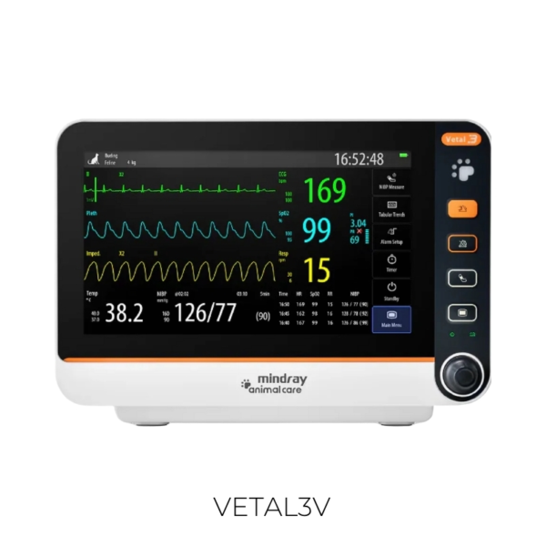 Monitor Veterinario Portátil De Signos Vitales VETAL3V Mindray Animal Care