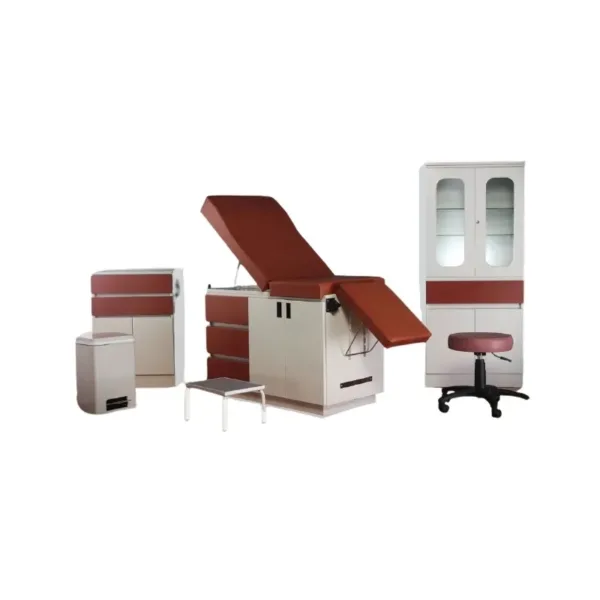 juego de consultorio médico INNOVA MICHEL consultorio médico con vitrina doble mesa de exploración INNOVA MICHEL
