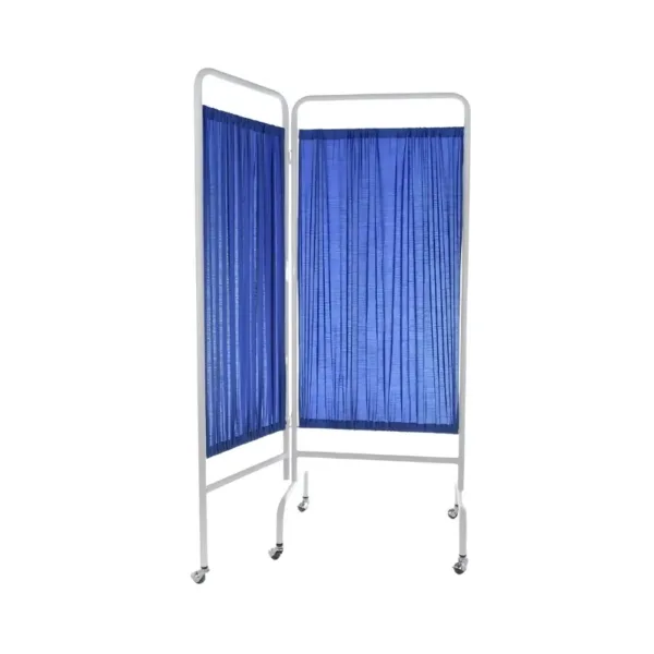 biombo médico de dos cortinas