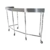Mesa riñón tubular de acero inoxidable 304